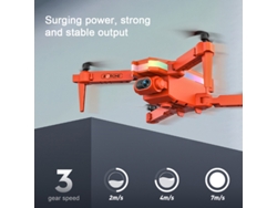 XT8 Mini Drone (4K - Duración de la batería: 10 min - Naranja)