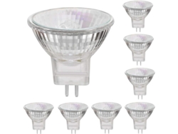 2026altiro-bombillas Halógenas Mr11 De 12 V Y 35 W, Base Gu4, Luz Blanca Cálida De 2800 K, Regulables, Paquete De 8 Unidades.