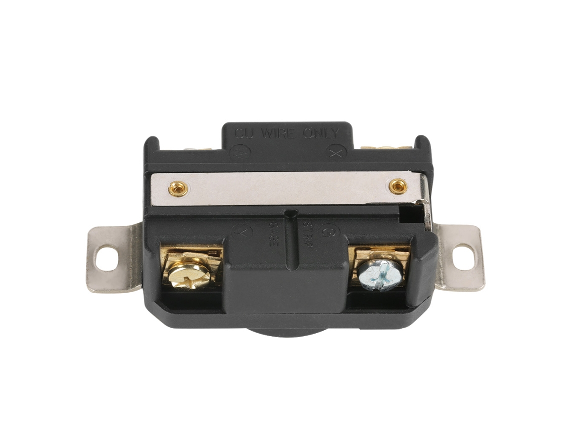 Receptáculo Eléctrico Industrial Hembra Para Montaje En Pared Nema L14-30r De 30 A Y 125 V/250 V Con Bloqueo Giratorio.