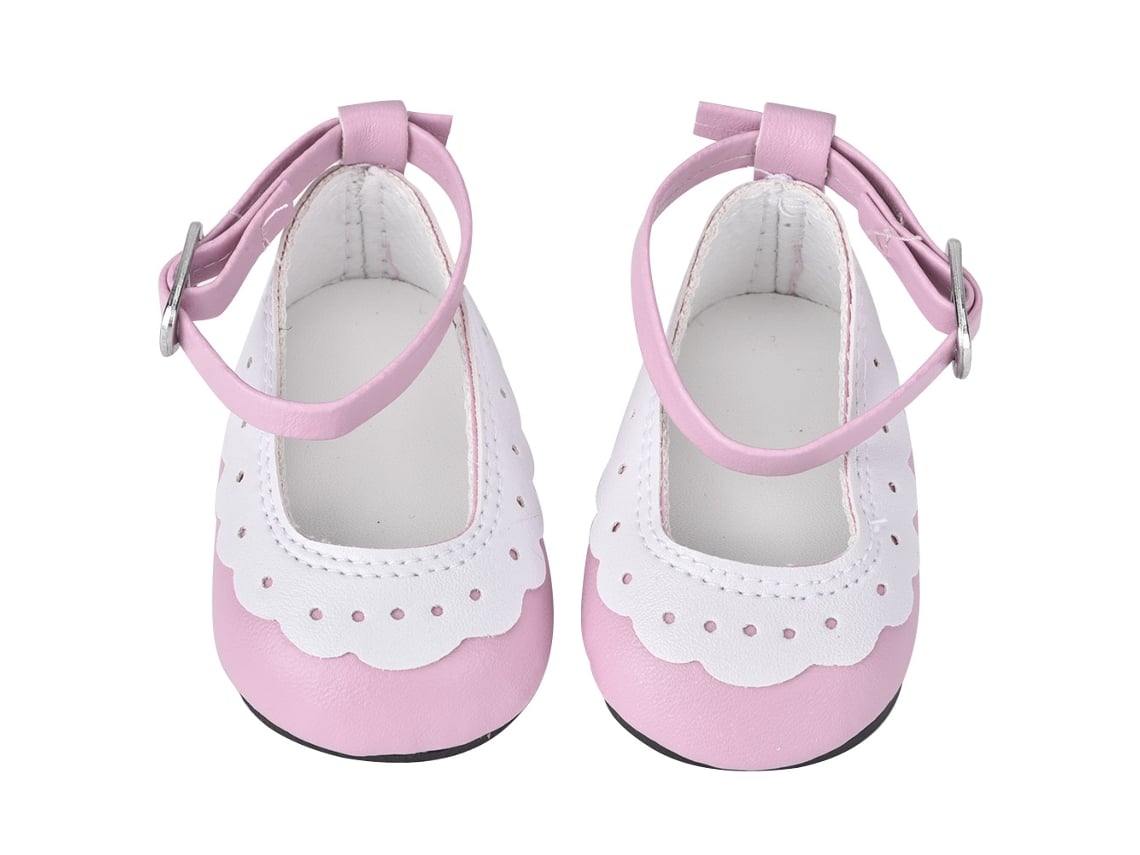 Ats-zapatos De Cuero Artificial Con Encaje Para Muñecas De 18 Pulgadas Accesorio Regalo