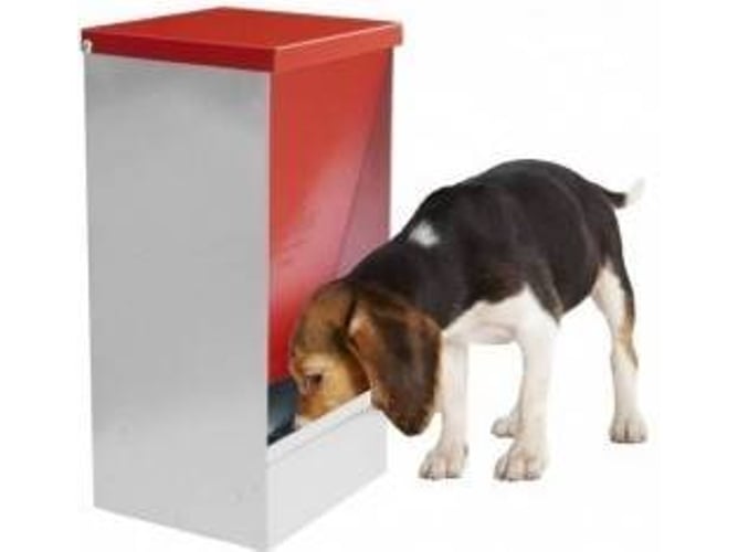 Comedero para Perros y Gatos COPELE Tolva (Rojo)