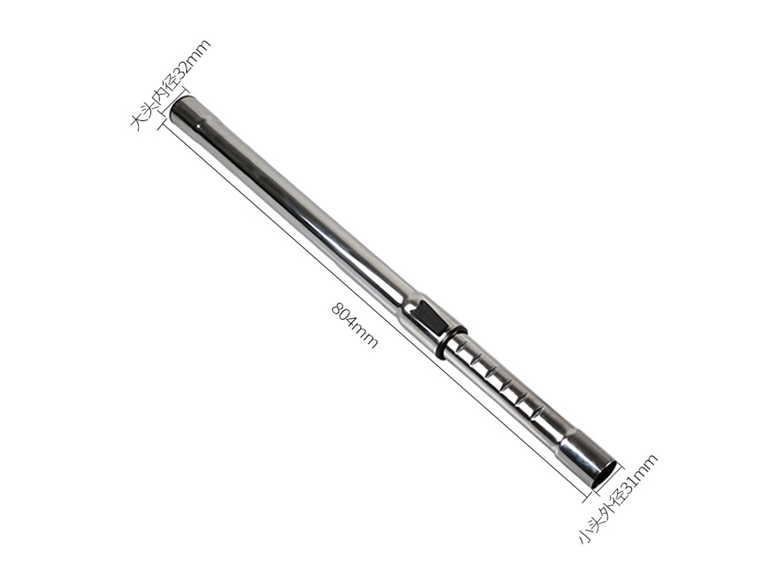 Manguera De Aspiradora De Aluminio, Tubo De Extensión Universal (32 Mm De Diámetro Interior) Para Interiores De Automóviles.
