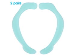 2 Pares De Ganchos De Silicona Suave Para Las Orejas Para Una Protección Cómoda - Azul Cielo
