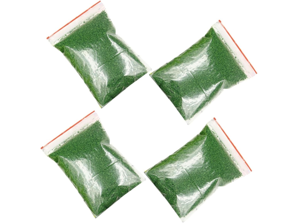 Paquetes De Césped Artificial En Polvo, Modelo De Césped Estático Verde Para Decoración.