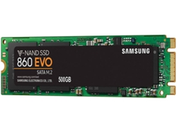 Disco SSD Interno SAMSUNG 500GB M2 SATA 3 Serie 860 EVO (500 GB - M.2 SATA - 550 MB/s) — 2.5'' | 500 GB