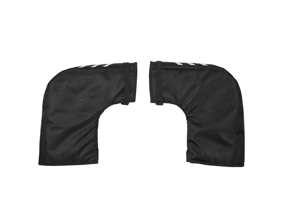 Guantes De Manillar De Bicicleta Negros, Cálidos, Reflectantes E Impermeables, Funda De Invierno Para Manillar De Motocicletas Y Bicicletas.