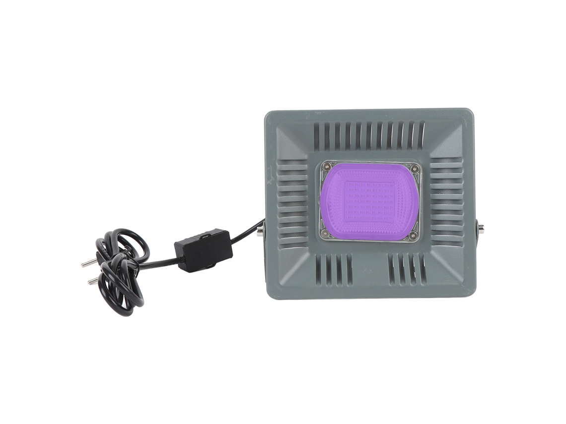 2026-luz Led Uv Negra De 50w De Aleación De Aluminio 385-400nm Impermeable Ip65 Para Fiesta Club Bar Gris