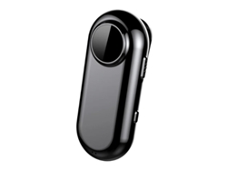 Mini cámara espía, cámara compacta de seguridad para el hogar Full HD 1080p con video en bucle, grabación de audio, visión nocturna, 32 g, color negro Yizhood