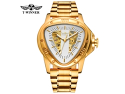 (estilo 1) Relógio Mecânico Automático Masculino Triangle, Relógio Esqueleto Masculino Moderno