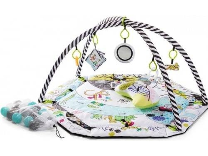 Kinderkraft Manta Juegos bebé 7 juguetes accesorios multicolor gimnasio educativo