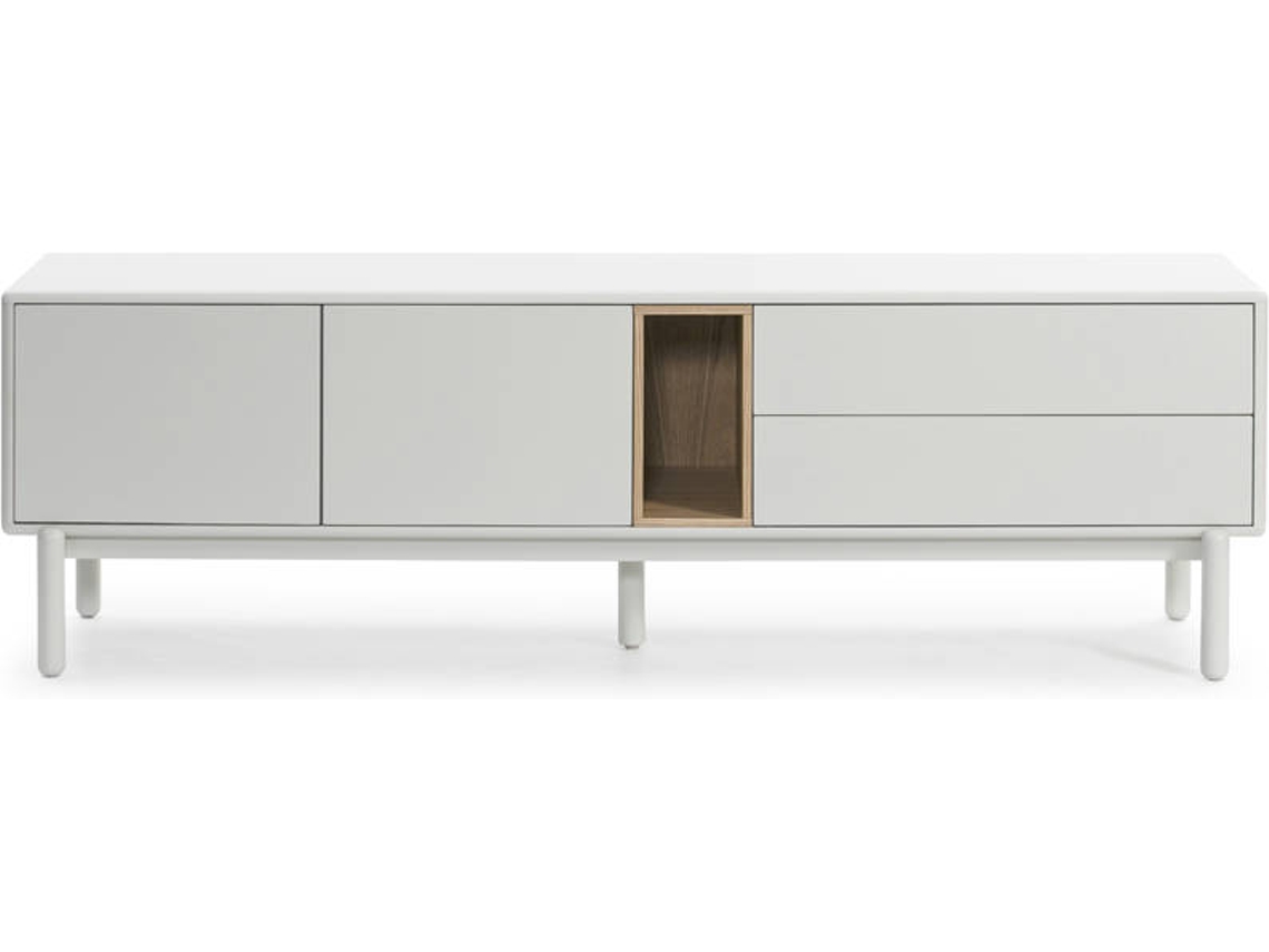 Mueble TV BAZAR MONDIALE Corvo (Blanco - MDF - 180x40x56 cm)