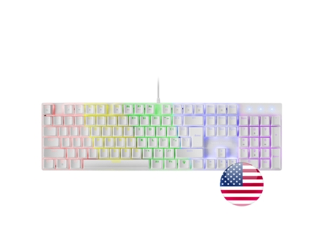 Teclado Gaming MARS GAMING MK422WRUS Blanco