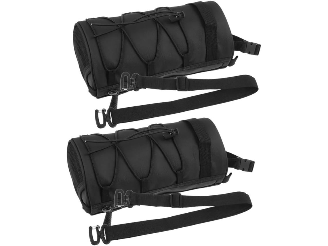 Juego De 2 Alforjas Impermeables Para Bicicleta, Multifuncionales Y Portátiles.