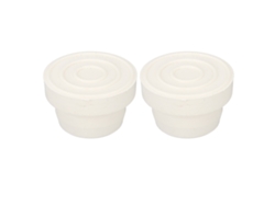 2 Tapones De Goma Para Escaleras De Piscina, Tapas Para Tuberías Interiores, Accesorios Para Piscinas 5,7 X 5,7 X 3,7 Cm