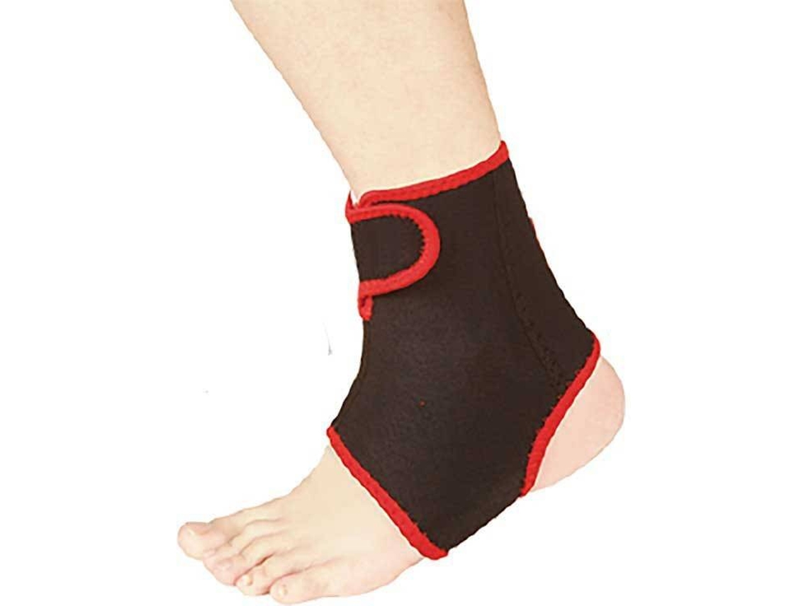 Protectores de Tobillo SOFTEE Tornozeleira Neoprene Rojo