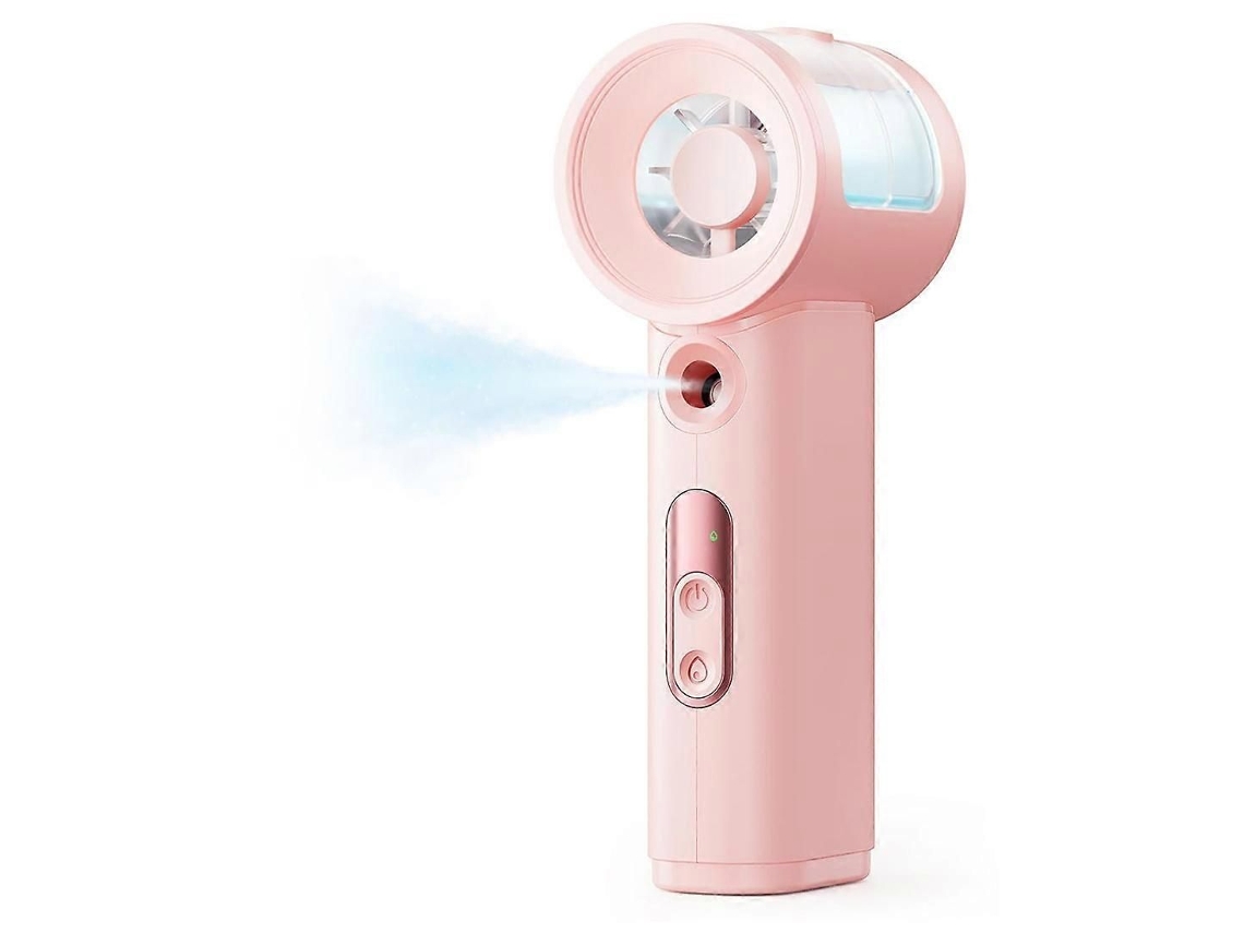 Ventilador turbo portátil ELECTVAULT1 con nebulizador, mini con rociador de agua para uso en exteriores.