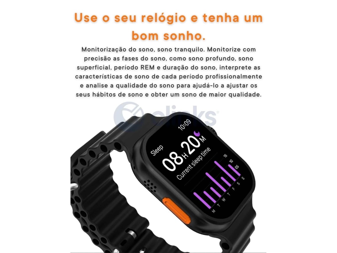 Smartwatch Watch Ultra Black