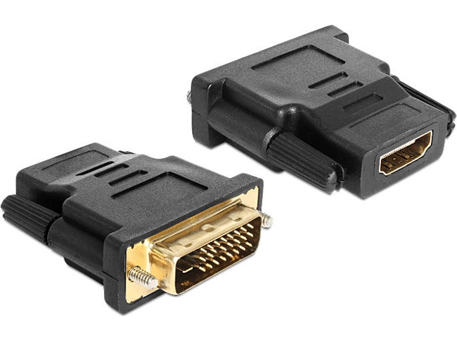 Cable HDMI DELOCK (DVI - HDMI - Negro)