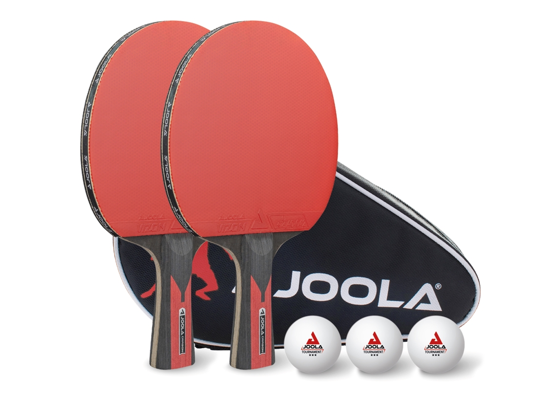 Juego de 2 raquetas de tenis de mesa JOOLA Carbon