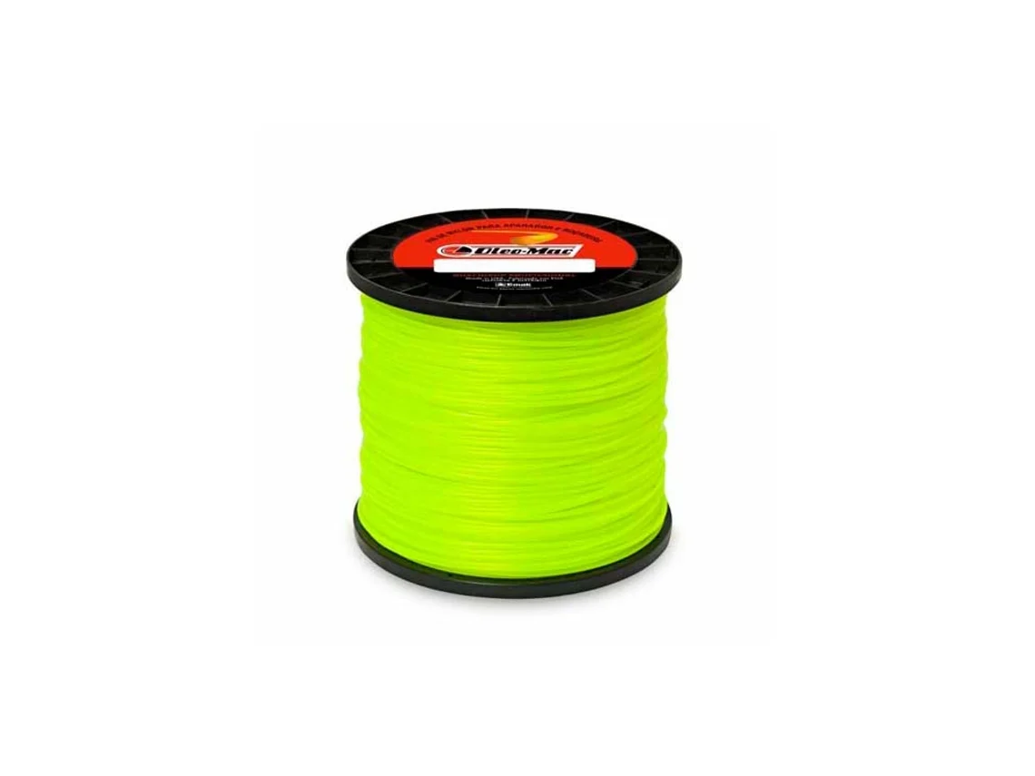 Hilo de Nylon Cuadrado para Desbrozadoras KIPA 8174 Ø4.0mm Rollo 50m 390705857