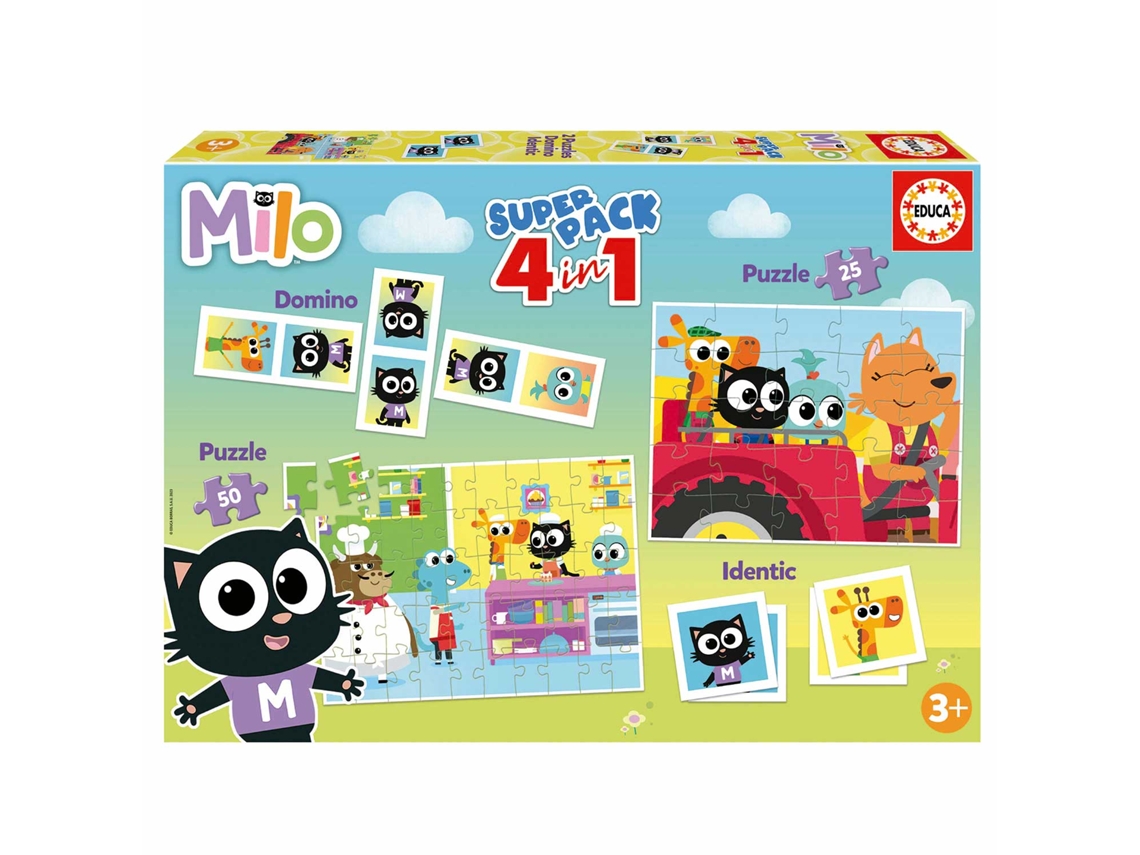 Superpack 4 en 1 Milo 19684 (edad recomendada: 3 años)