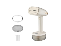 Vaporizador de ropa portátil Eifson de 1800 W con depósito de agua extraíble de 350 ml y panel cerámico (beige)