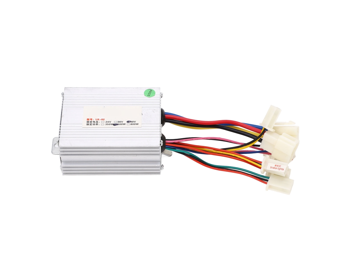 2026-controlador De Velocidad Para Bicicleta Eléctrica 48v 500w Motor De Cepillo Aluminio Plata Scooter Controlador De Motor Eléctrico