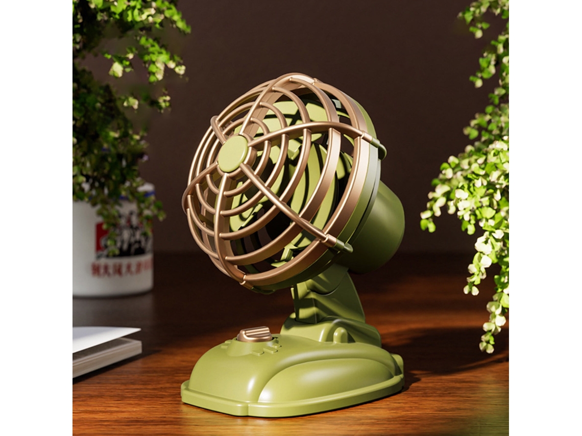 Ventilador De Escritorio Portátil Con Función De Carga Usb Y 3 Velocidades, Ligero Y Compacto, Ideal Para El Dormitorio, La Escuela O La Ofi