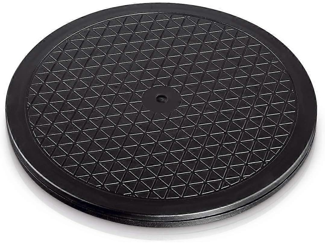 Bandeja Redonda Universal (32 cm, Talla L, Peso Soportado 80 kg - Ideal para TV, Altavoces, Pantallas, Cocina).