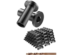 Paquete De 120 Fundas Protectoras De Acero Inoxidable Negro Para Barandillas.