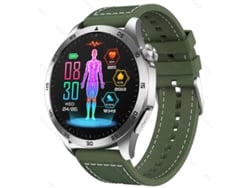 Reloj inteligente con control de azúcar en sangre, microcontrol de salud, detección de ácido úrico, llamada Bluetooth y función SOS Verd Yizhood