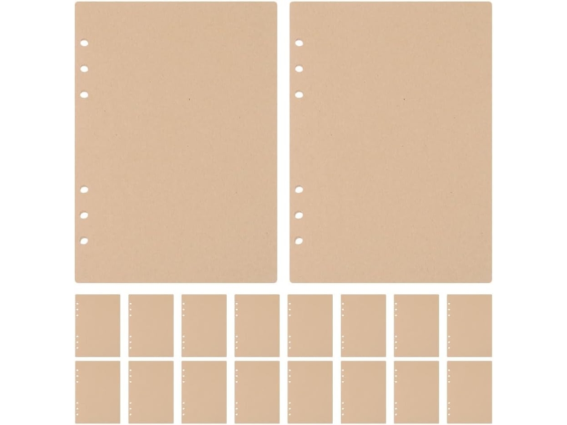 Besportble 240 De Anillas Para Escribir Y Dibujar Y Papel De Recambio De Hojas Sueltas 21,00 X 14,20 X 0,10...