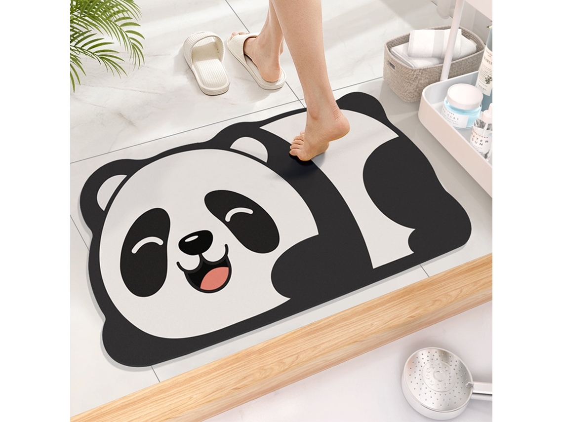 Alfombrilla De Baño De Tierra De Diatomeas Con Dibujos Animados, Antideslizante Y Súper Absorbente, De Secado Rápido.