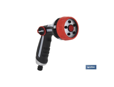 Pistola de riego con control de caudal en el pulgar