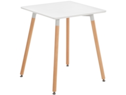 Mesa de cocina Viborg blanca/60 cm clp