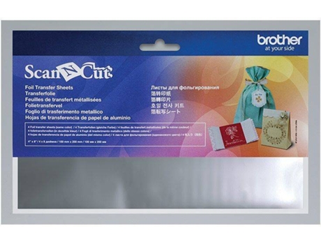Hoja de Transferencia BROTHER ScanNCut Metálicas Plateado