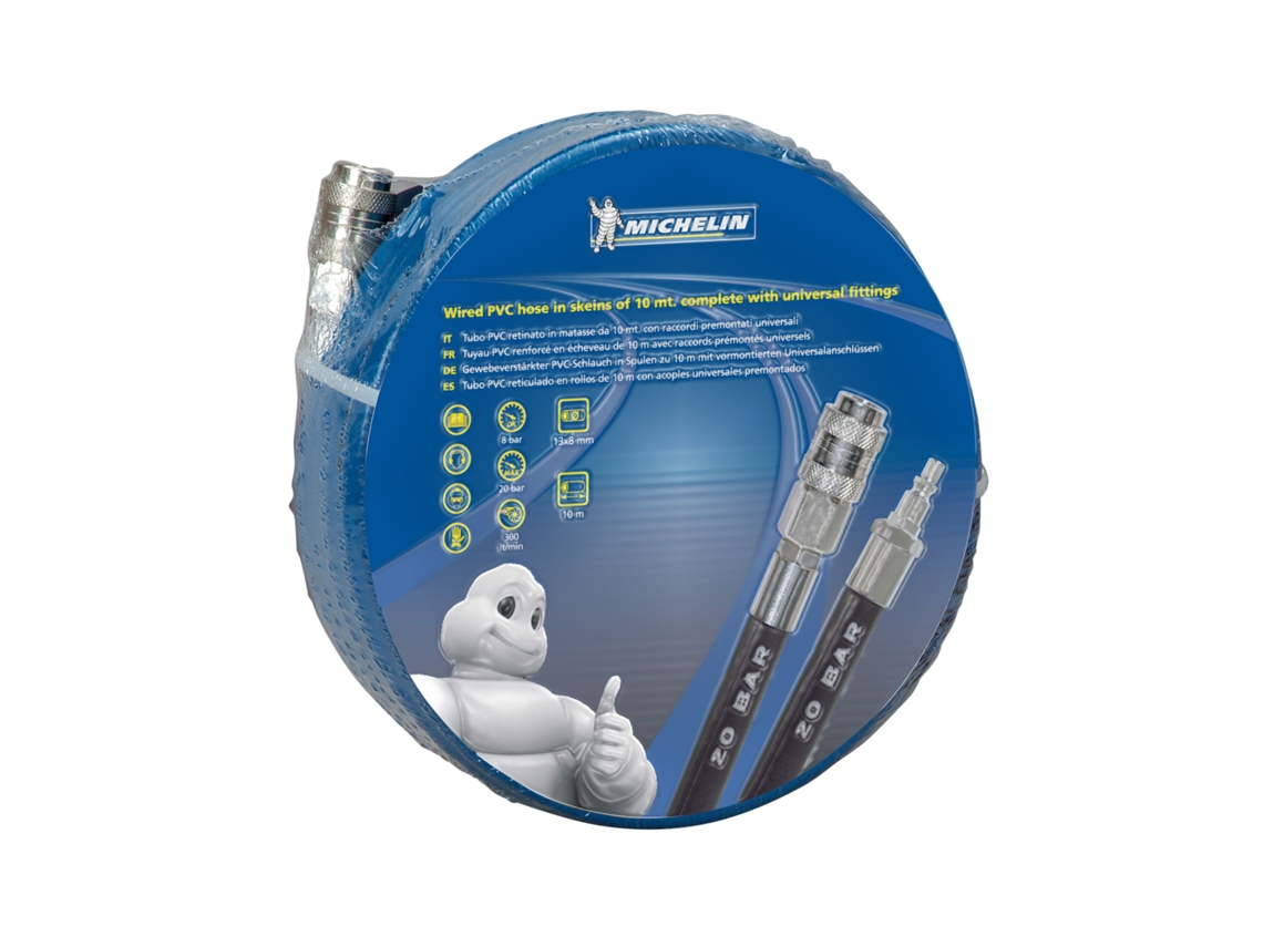 Manguera de PVC Michelin de 8x12 mm, 10 metros.
