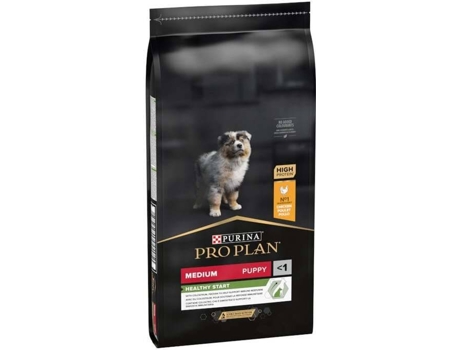 Pienso para Perros PURINA Pro Plan Medium Puppy (12Kg - Seco - Razas Medianas - Sabor: Pollo)