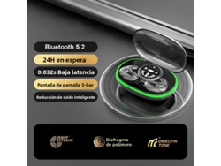 Auriculares Bluetooth 5.3 invisibles MDUG (negros)
