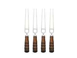 Palo Para Barbacoa De Acero Inoxidable De 4 Piezas