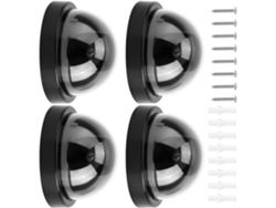 Cámara De Videovigilancia Con Efecto Simultáneo Led Auxiliar Resistente Abs Aucun Câblage