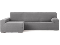 Funda de Chaise Longue Izquierda EYSA Premium Jaz Tejido Multielástico (360 x 180 x 120 cm - Poliéster y Algodón - Gris)