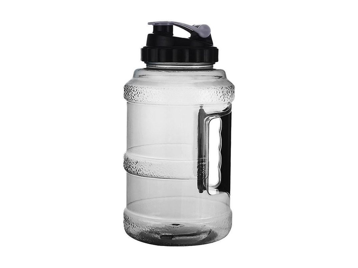Botella De Agua Reutilizable Ecológica 2.5l Para Deportes Fitness Gimnasio Camping Hiking Outdoor Negro