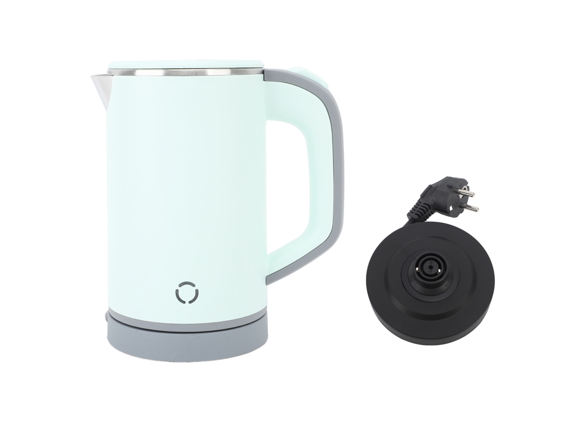Hervidor Eléctrico Doble De Pared, Acero Inoxidable 304, 800 Ml, 600 W, Enchufe Europeo, 220 V.