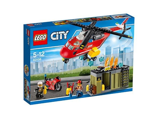 LEGO City: Cuerpo de bomberos 60108 (Edad Mínima: 5 - 257 Piezas)