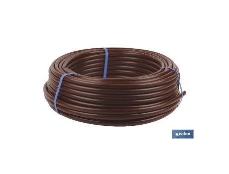 Tubo 100m riego goteo marron (sin goteros) ø16mm