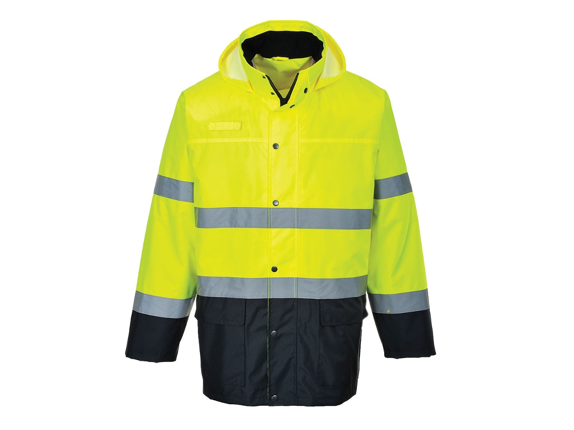 Parka Lite Traffic Safety &amp; Comfort de alta visibilidad / Amarillo marino / M Portwest