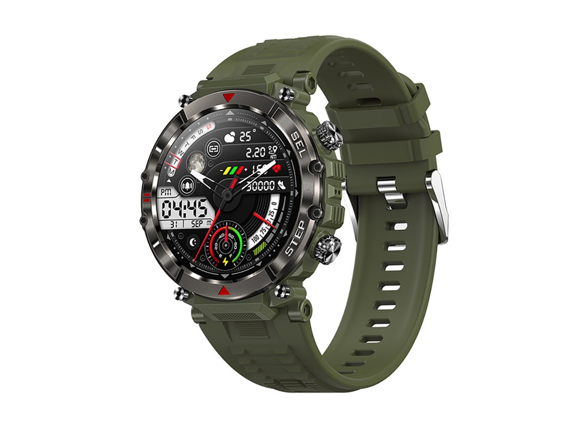 Smartwatch YIZHOOD TE233 1.39'' Pantalla Grande HD IP67 Impermeable Verde