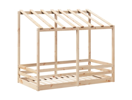 Cama Para Niños VIDAXL Marrón Madera (70x140 cm)