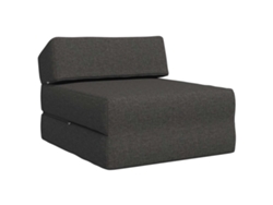 Sofá Cama Plegable Gris Oscuro 60 X 70 X 41 Cm Tela
